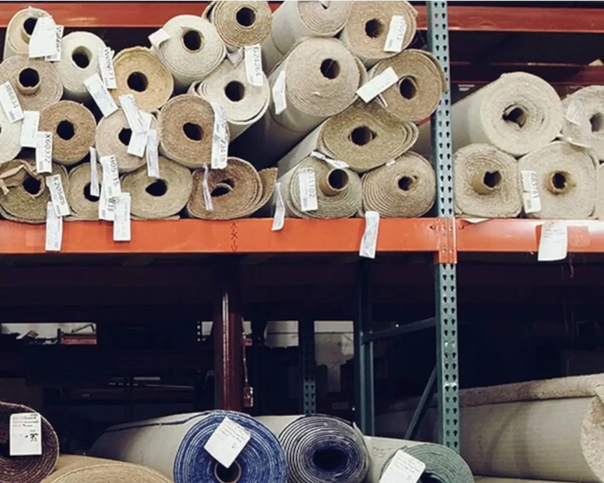 Carpet roll storage racking system supplier in Dubai, UAE Racking and